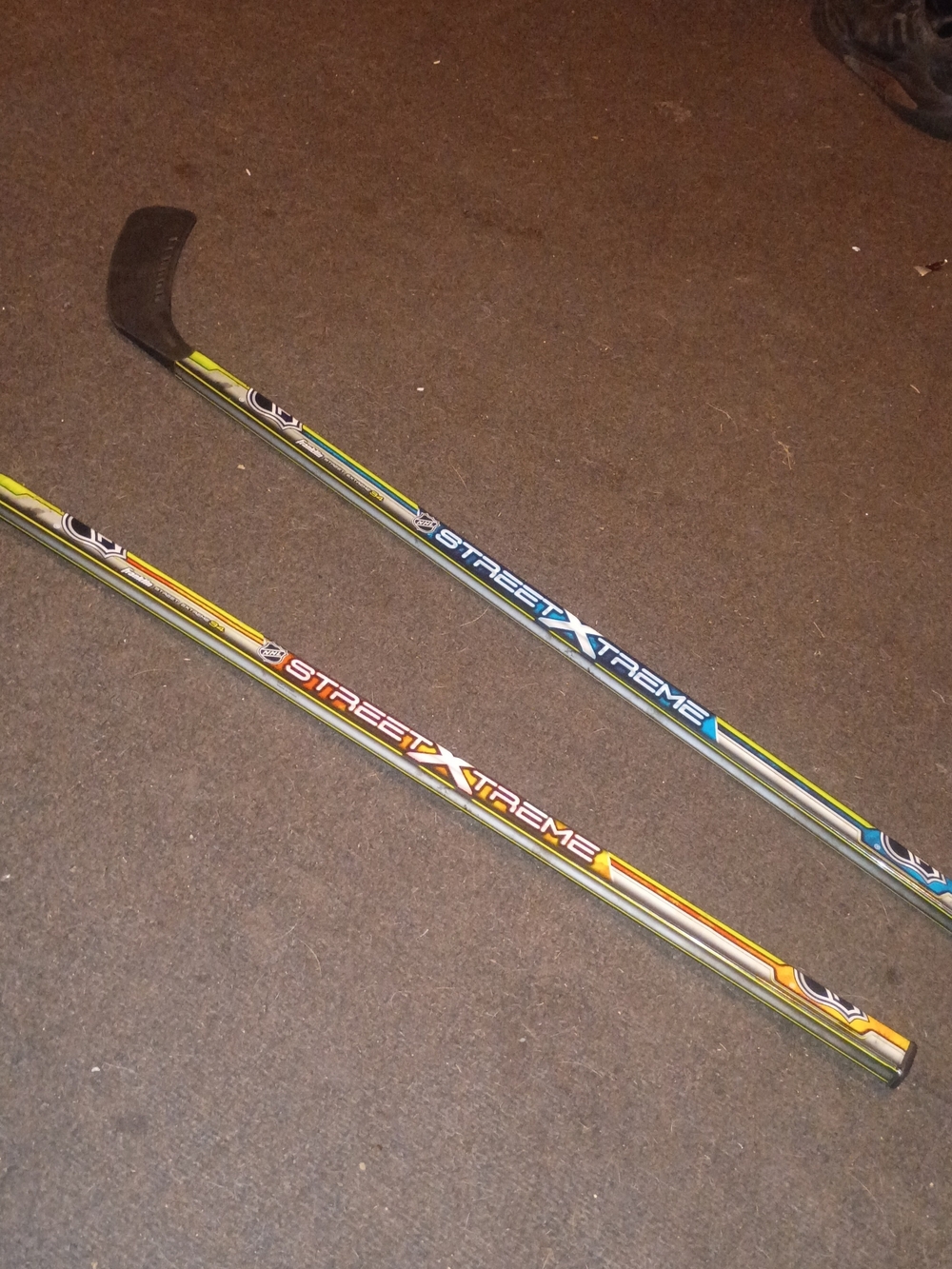 Youth Street Hockey Stick - Yellow/Green